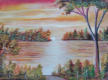 Sonnenaufgang -40x50 - Acryl auf Leinwand - Fr. 280.-