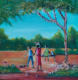 La vendeuse - 40x40 - Acryl auf Leinwand - 200.-