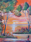 Le pêcheur - 50x40 - Acryl auf Leinwand - Fr. 280.-