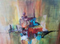 Hinter mir - 60x50 - Acryl auf Leinwand - Fr. 350.-