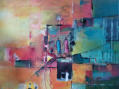 Die Geschwister - 60-60 -Acryl auf Leinwand - Fr. 400.-