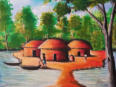 Sur mon île - 40x50 - Acryl auf Leinwand - Fr. 280.-