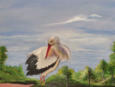 Stroch am See - 40x50 - Acryl auf Leinwand - Fr. 280.-