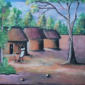 Le village 2 - 50x50 - Acryl auf Leinwand - Fr. 290.-