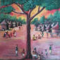 Crépuscule du soir - 70x70 -  Acryl auf Leinwand - Fr. 700.-